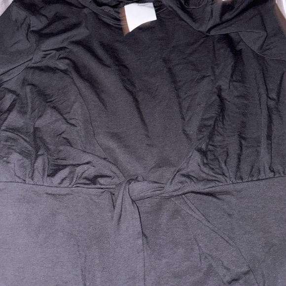 Express Tie Front T-Shirt Dress - Picture 7 of 7